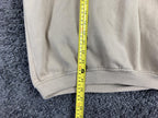 Vintage Ashworth Sweater Vest V-neck Sleeveless Men's Beige Golf Sz L