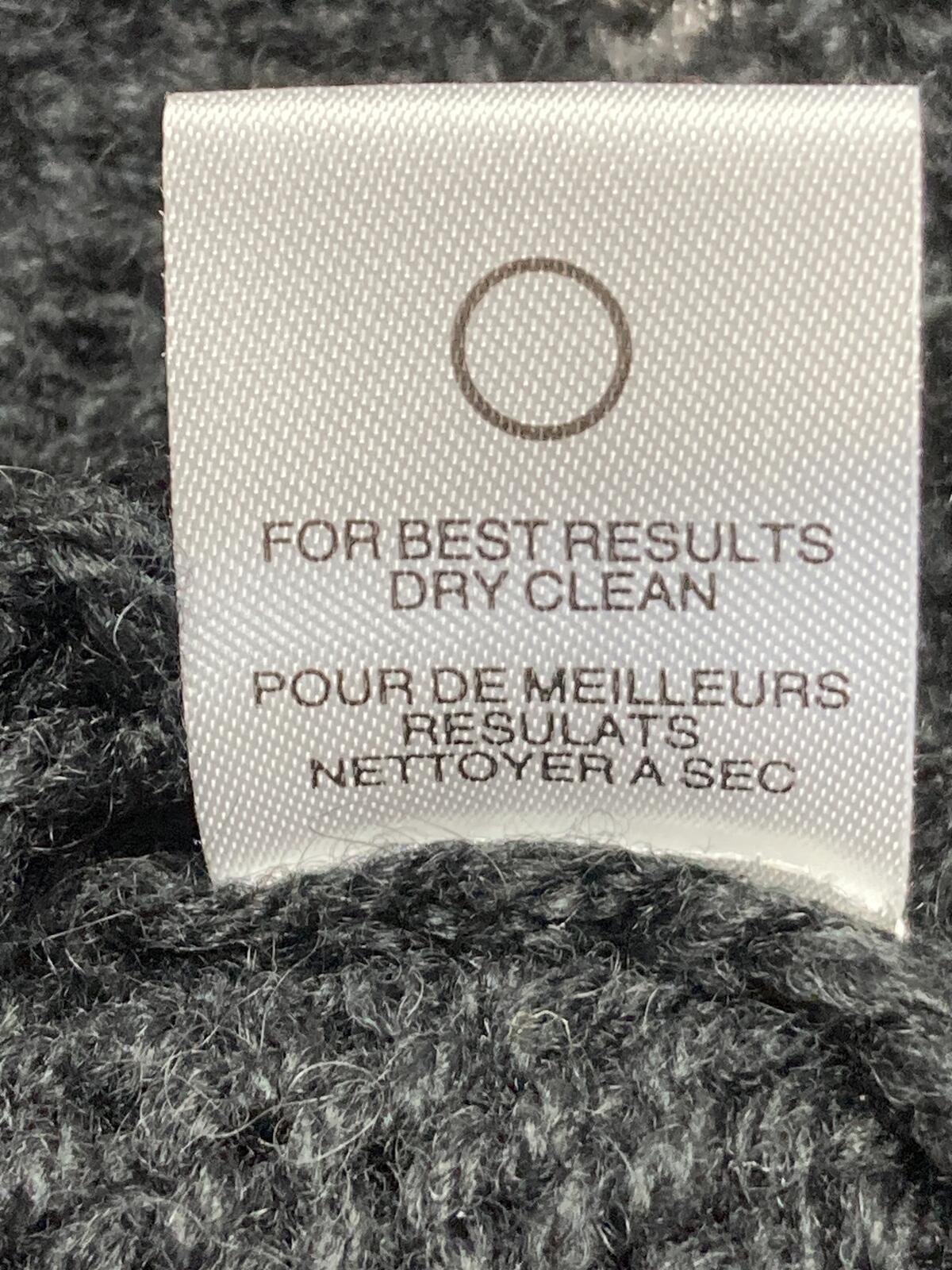 Halston Heritage Sweater Open Knit Women's Black Alpaca Wool Blend Sz XL