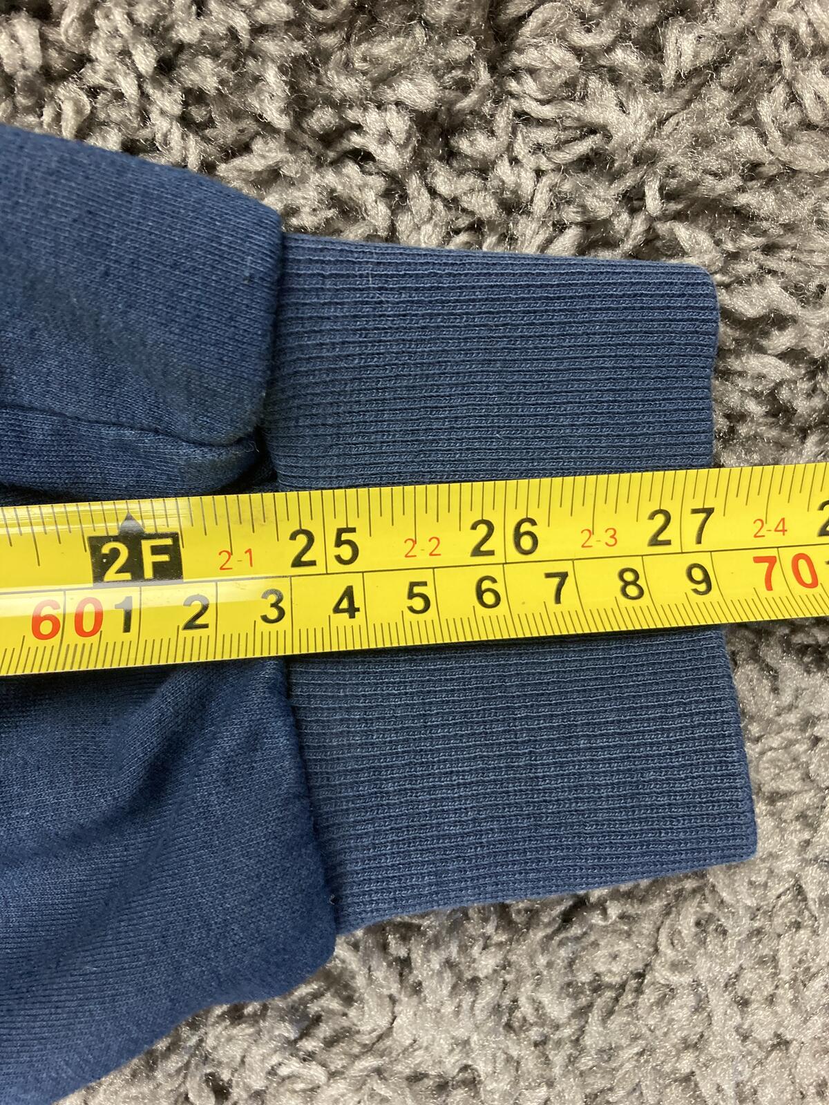 Gymshark Men's Crest Joggers Blue Tapered Slim Fit Sweatpants Size Medium
