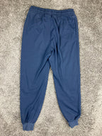 Gymshark Men's Crest Joggers Blue Tapered Slim Fit Sweatpants Size Medium