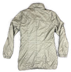 Blanc Noir Women's Utility Jacket Olive Green Plaid Lined Parka Sz XS