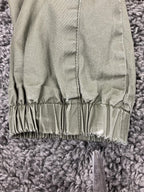 Blanc Noir Women's Utility Jacket Olive Green Plaid Lined Parka Sz XS
