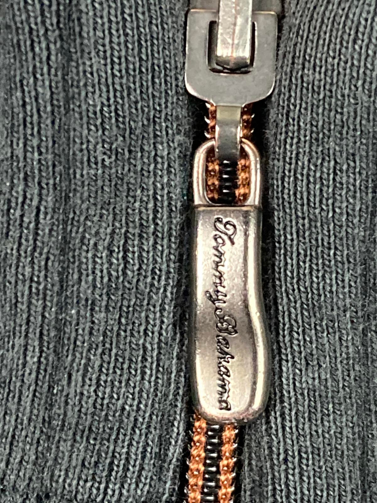 Tommy Bahama Sweatshirt Men's XL Charcoal Quarter Zip  100% Cotton