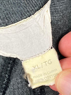 Tommy Bahama Sweatshirt Men's XL Charcoal Quarter Zip  100% Cotton