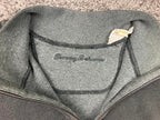 Tommy Bahama Sweatshirt Men's XL Charcoal Quarter Zip  100% Cotton