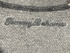 Tommy Bahama Sweatshirt Men's XL Charcoal Quarter Zip  100% Cotton