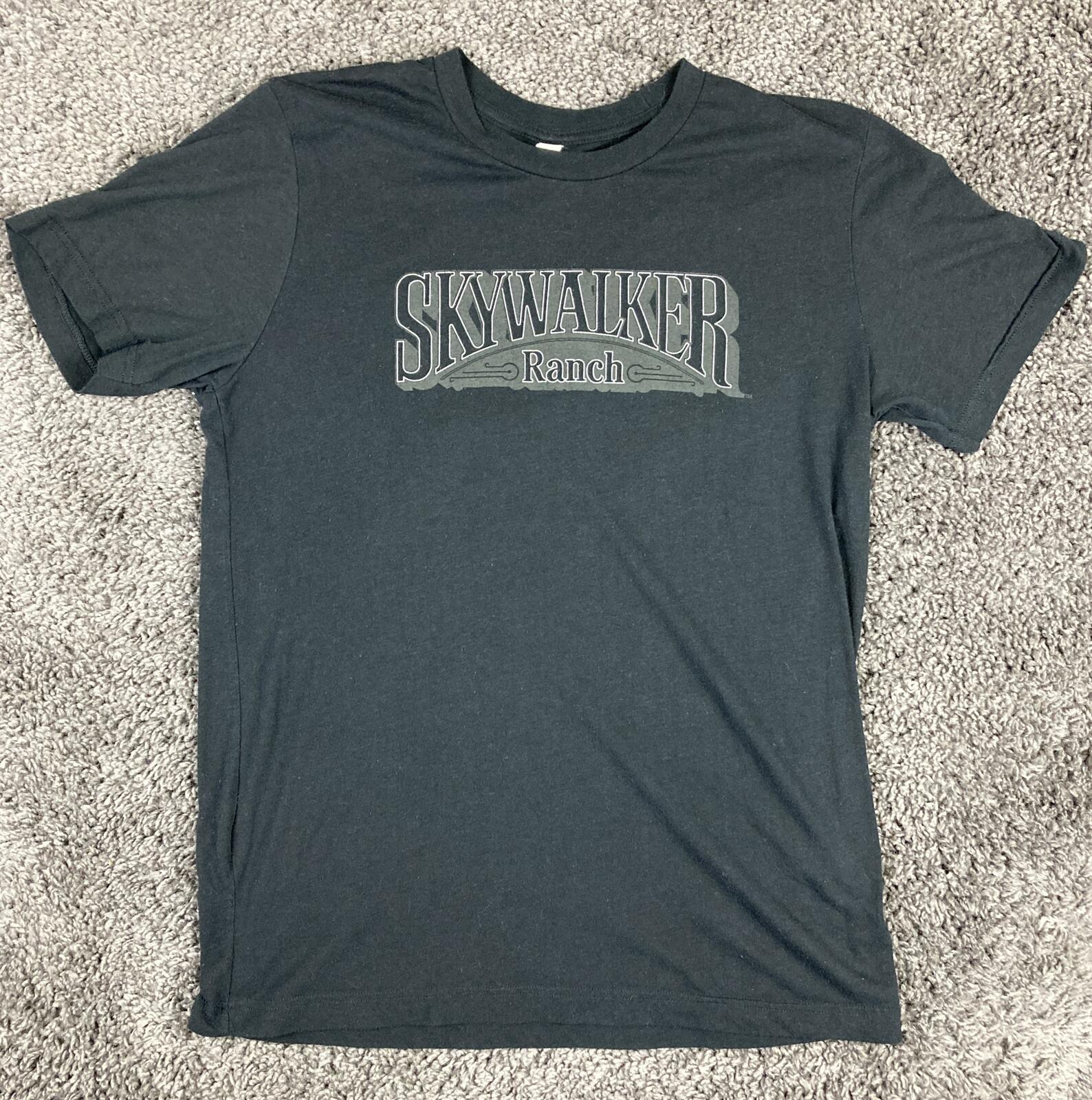 Skywalker Ranch T-Shirt Graphic Women's Black Logo Tee Sz M