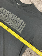 Skywalker Ranch T-Shirt Graphic Women's Black Logo Tee Sz M