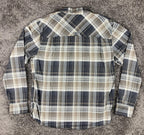 PrAna Plaid Shirt Long Sleeve Brown & Gray Size L
