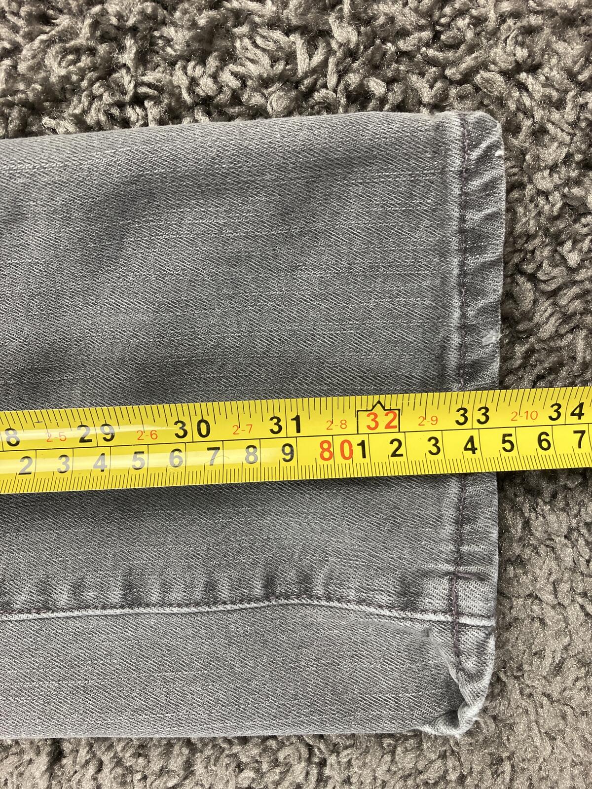 Paige Premium Denim Blue Heights Gray Low Rise Skinny Jeans Womens Stretch Sz30