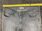 Paige Premium Denim Blue Heights Gray Low Rise Skinny Jeans Womens Stretch Sz30