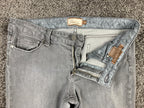 Paige Premium Denim Blue Heights Gray Low Rise Skinny Jeans Womens Stretch Sz30