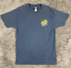 Santa Cruz Skateboards Shirt Mens Navy Blue Opus Dot Big Logo Tee Sz Medium