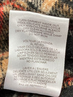 Men’s Harry Potter Hogwarts Plaid Wool Blend Flannel Shirt XS Button Up