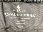Royal Robbins Women's Jammer Knit Pants Gray Hiking Travel Stretch Sz L