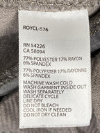 Royal Robbins Women's Jammer Knit Pants Gray Hiking Travel Stretch Sz L