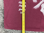 Marvel Spider-Man Web Whip T-Shirt Mens Maroon Graphic Tee Amazing Spiderman XL