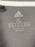 Adidas Men’s Shirt XL Long Sleeve Polo Gray Climacool Performance Athletic