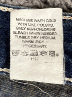 Vintage 1999 Gap Industrial Worker Jeans Men's Dark Wash Carpenter Denim 38x27