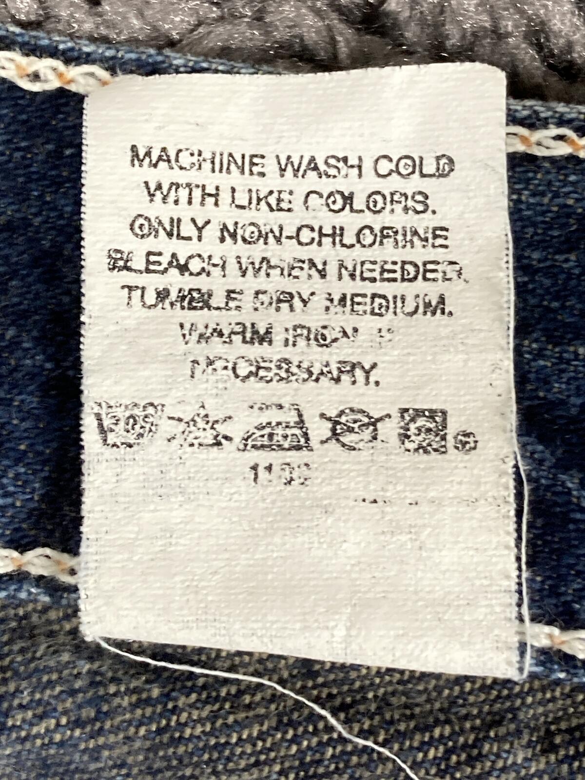 Vintage 1999 Gap Industrial Worker Jeans Men's Dark Wash Carpenter Denim 38x27