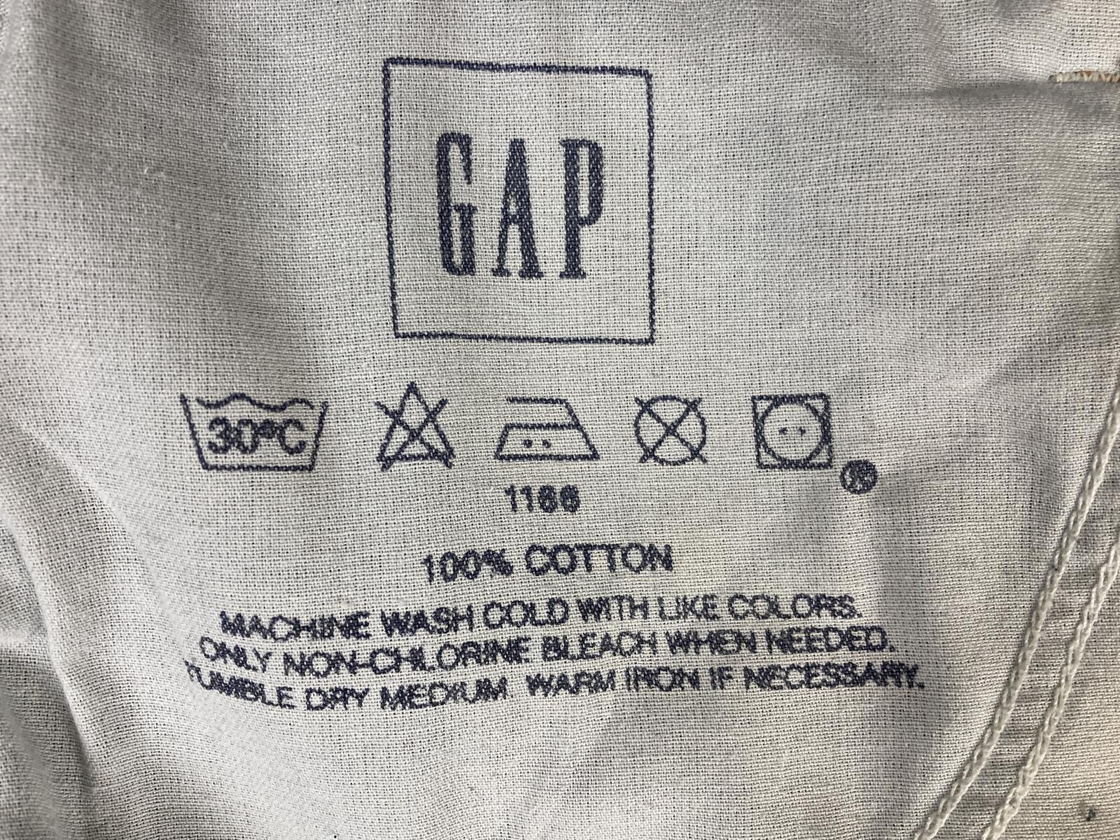Vintage 1999 Gap Industrial Worker Jeans Men's Dark Wash Carpenter Denim 38x27