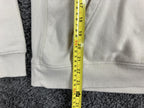 New Balance Hoodie Logo Pullover Youth Girls Beige Fleece Sweatshirt Sz 16