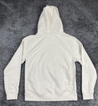 New Balance Hoodie Logo Pullover Youth Girls Beige Fleece Sweatshirt Sz 16