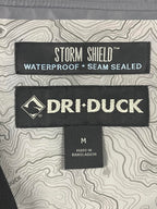Dri Duck Challenger Full Zip Waterproof Jacket Mens Size M Black Storm Shield