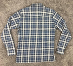 KÜHL Men’s Shirt Size Medium Blue Plaid Flannel Button Up Cotton Tencel