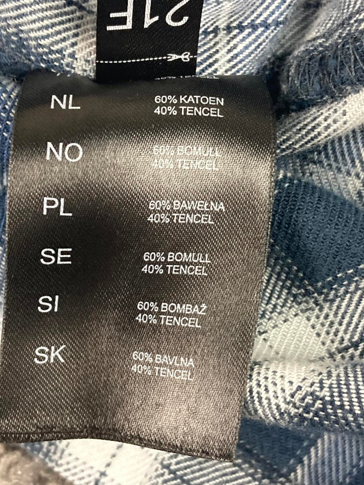 KÜHL Men’s Shirt Size Medium Blue Plaid Flannel Button Up Cotton Tencel