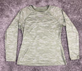 NOBULL Women's Lightweight Long Sleeve Tee Green Camo CrossFit Training  Size M