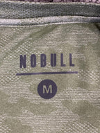 NOBULL Women's Lightweight Long Sleeve Tee Green Camo CrossFit Training  Size M