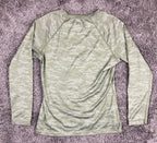 NOBULL Women's Lightweight Long Sleeve Tee Green Camo CrossFit Training  Size M