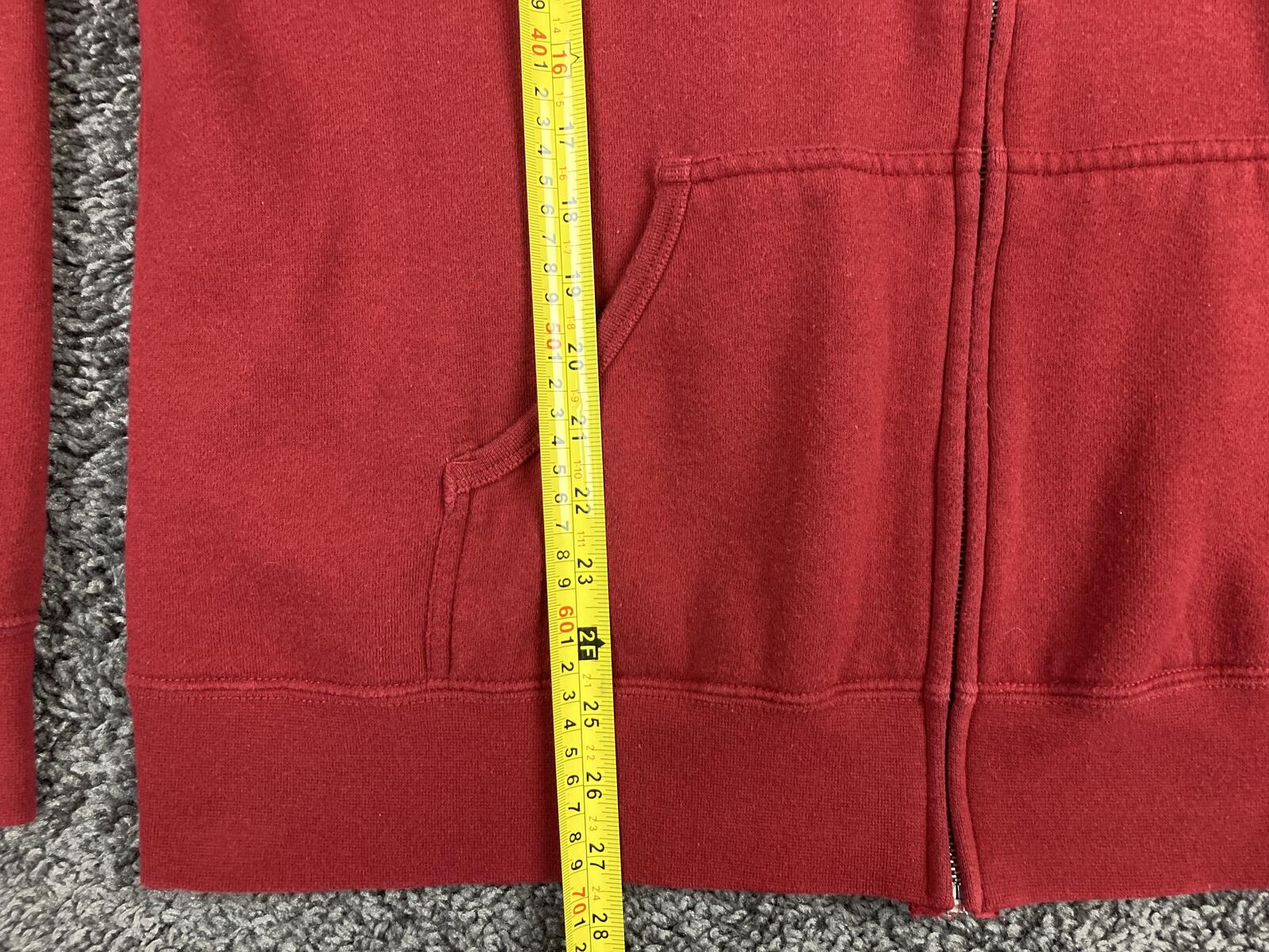Lagunitas Brewing Company Red Zip Up Hoodie Mens Beer Dog Logo Fleece Sz XXL