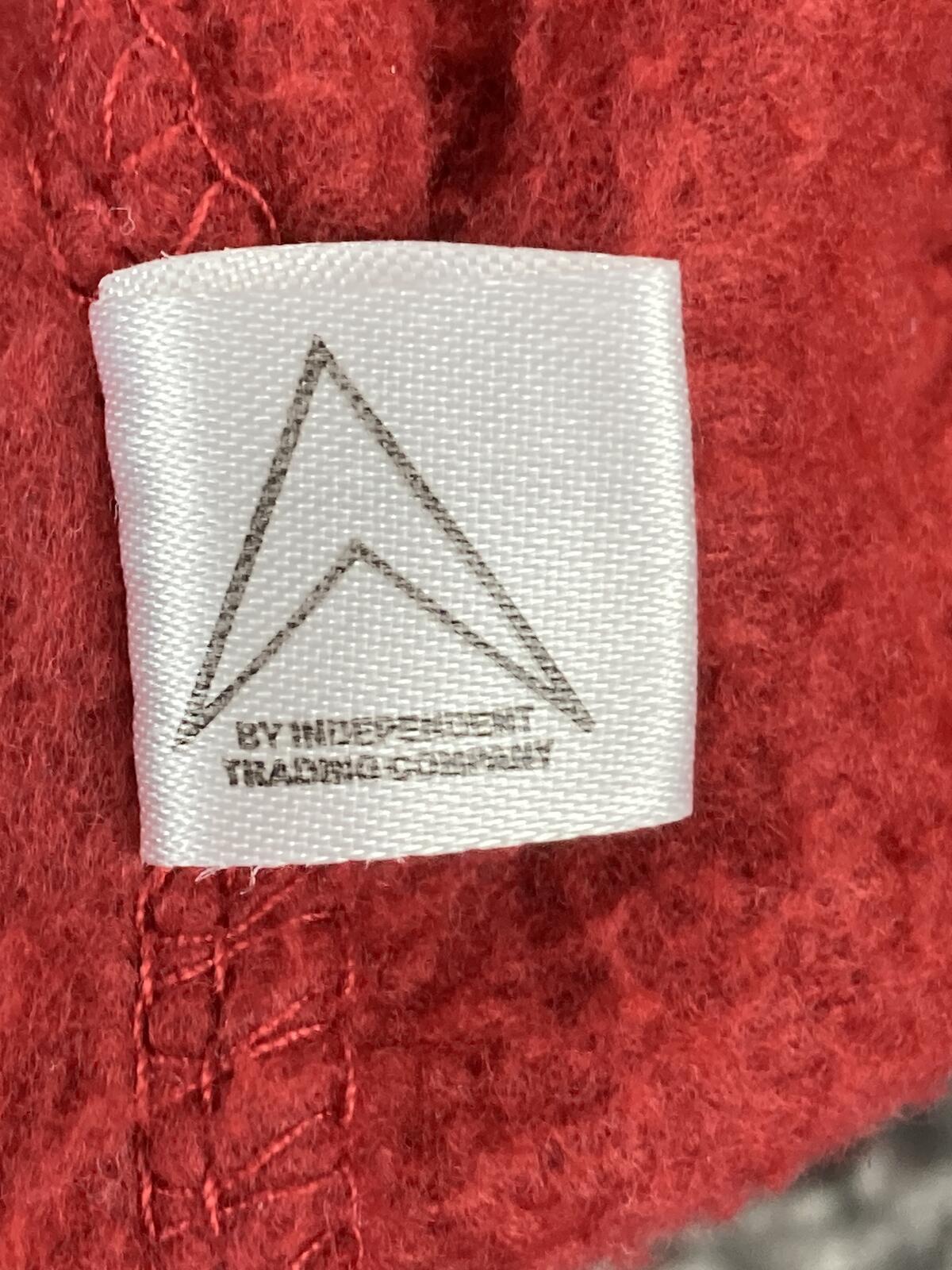 Lagunitas Brewing Company Red Zip Up Hoodie Mens Beer Dog Logo Fleece Sz XXL