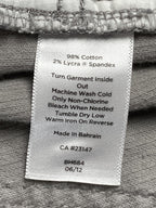 Talbots Curvy Fit Corduroy Pants Women’s Petite Gray Stretch Straight Leg Sz 4P