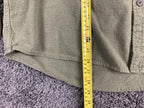 Northwest Territory Mens XL Green Cotton Flannel Shirt Long Sleeve Button Down