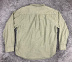 Northwest Territory Mens XL Green Cotton Flannel Shirt Long Sleeve Button Down