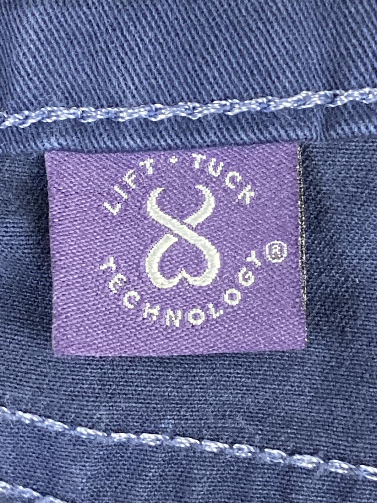 NYDJ Straight Leg Jeans Womens Blue Lift Tuck Stretch Denim Size 8