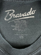 Bravado Tupac Shakur 2Pac Memorial Praying Hands Rap Graphic T-Shirt Black Sz M