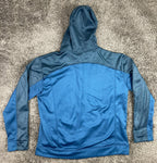 Alanic Running Man Allstate Hot Chocolate 15k 5k Blue Full Zip Hoodie Jacket XL
