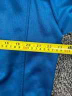 Alanic Running Man Allstate Hot Chocolate 15k 5k Blue Full Zip Hoodie Jacket XL