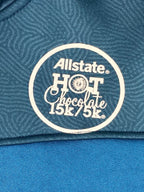 Alanic Running Man Allstate Hot Chocolate 15k 5k Blue Full Zip Hoodie Jacket XL