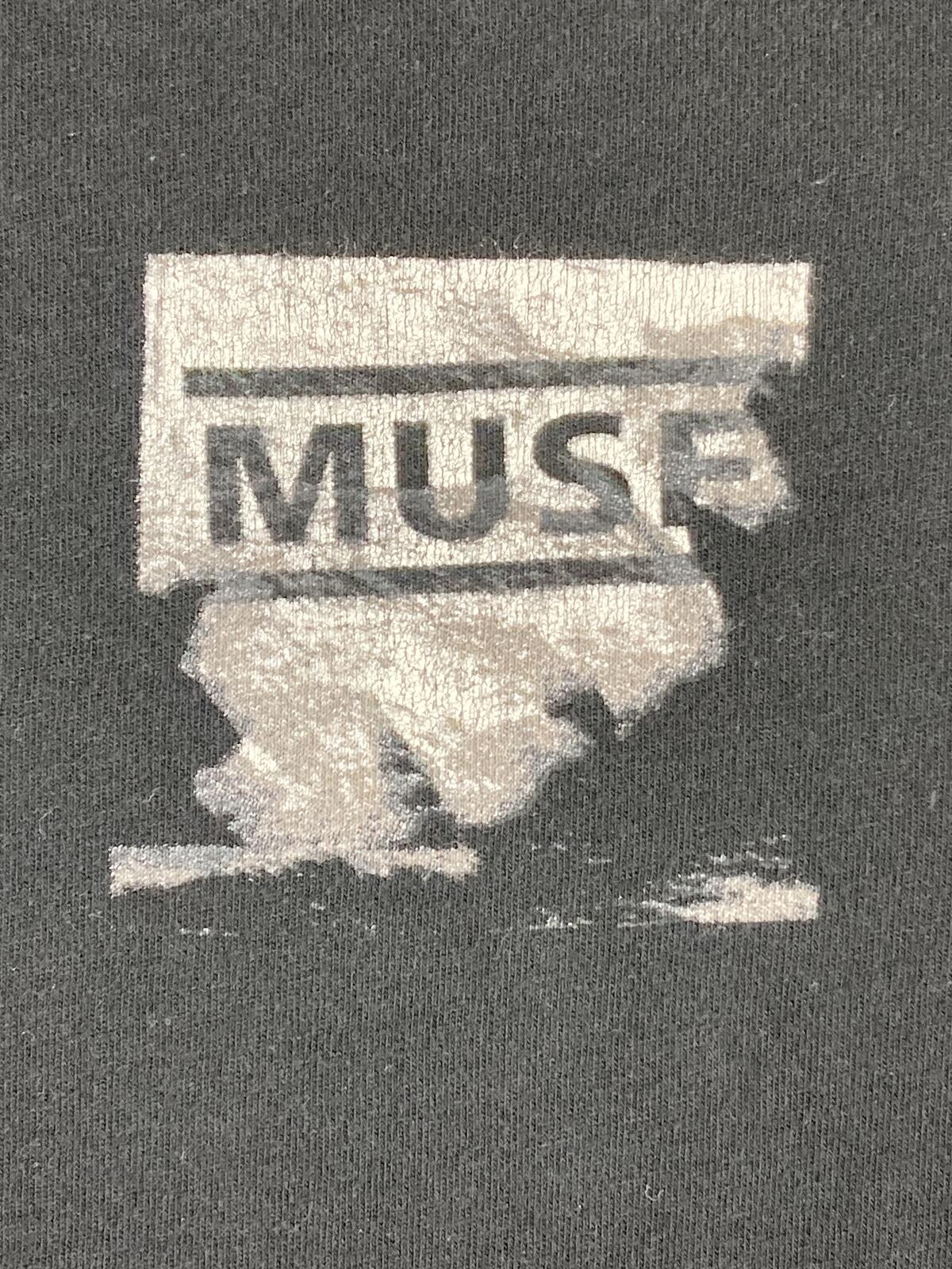 Muse Band T-Shirt Black Will of the People Stencil Logo WOTP Sz Small