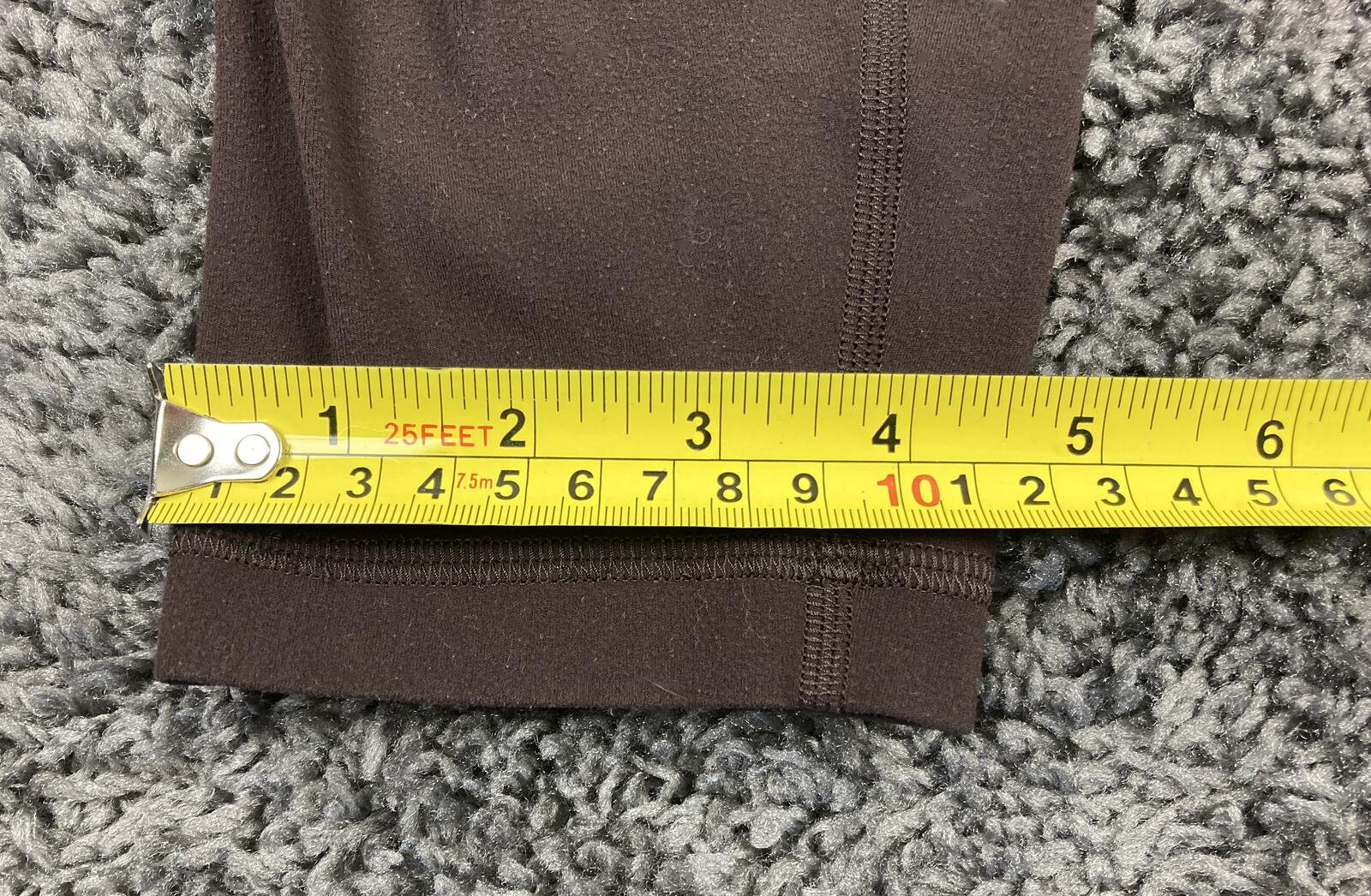Lululemon Align High Rise Pant 25" French Press Brown Nulu Yoga Leggings Sz 6