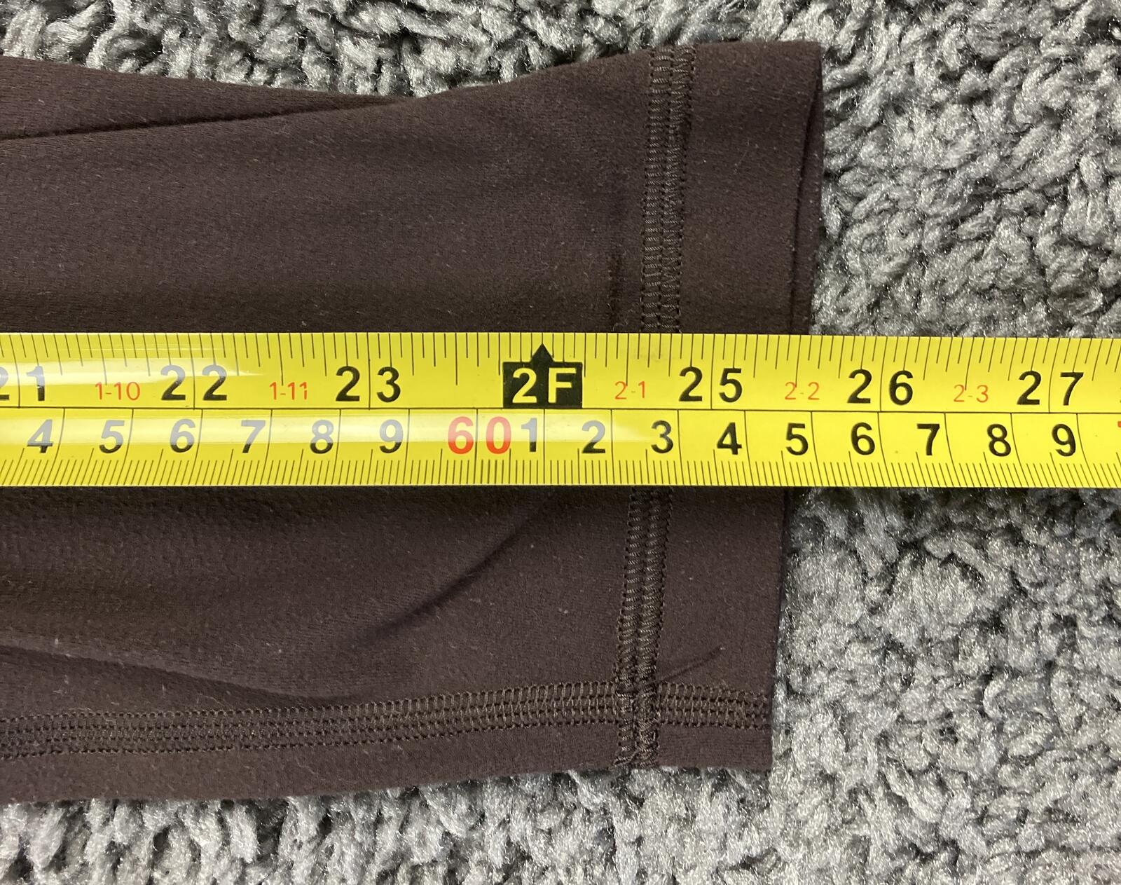 Lululemon Align High Rise Pant 25" French Press Brown Nulu Yoga Leggings Sz 6