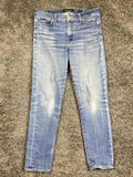 Lucky Brand Hayden Skinny Jeans Womens Blue Medium Wash Ankle Stretch Denim 8/29