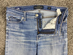 Lucky Brand Hayden Skinny Jeans Womens Blue Medium Wash Ankle Stretch Denim 8/29