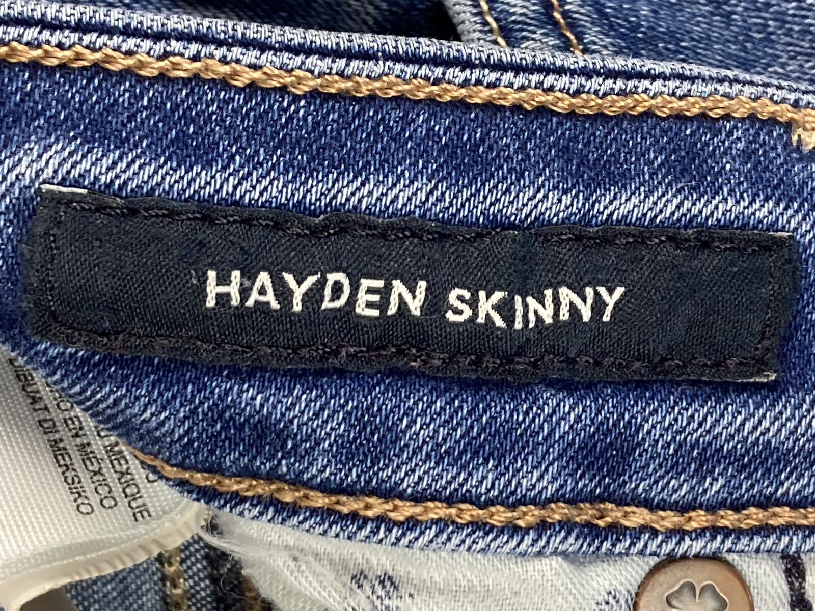 Lucky Brand Hayden Skinny Jeans Womens Blue Medium Wash Ankle Stretch Denim 8/29