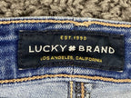 Lucky Brand Hayden Skinny Jeans Womens Blue Medium Wash Ankle Stretch Denim 8/29